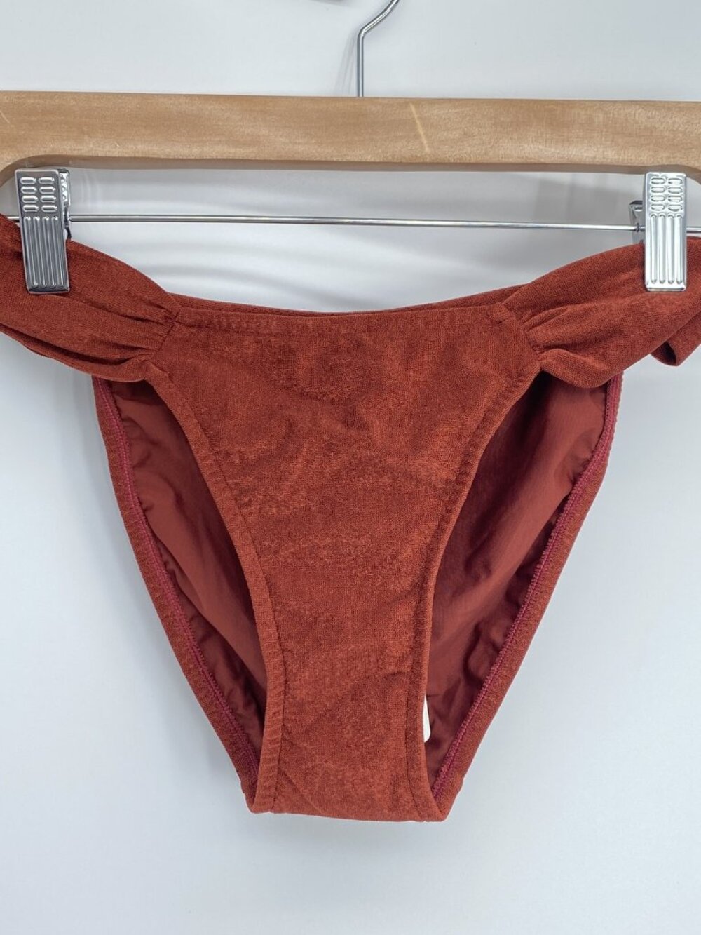 Lenny Niemeyer Womans Bikini Bottom Cinnamon Size S Ring Side Fully Lined UPF 50